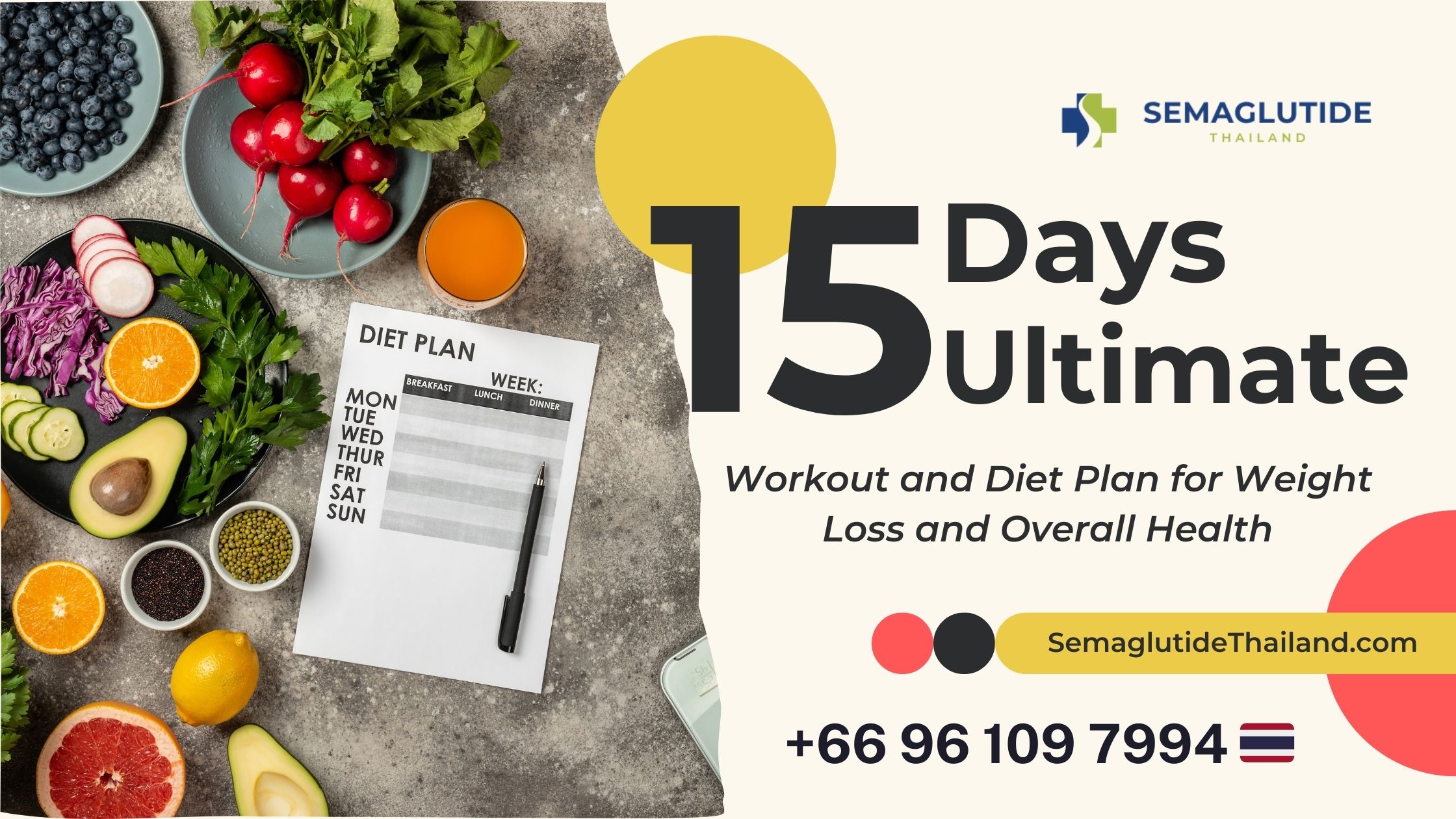 The Ultimate 15-Day Workout and Diet Plan for Weight Loss and Overall Health