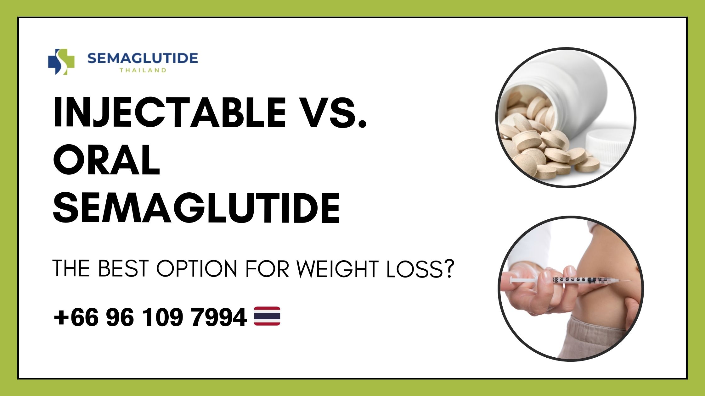 Injectable vs. Oral Semaglutide: Which is Right for Your Weight Loss Journey?