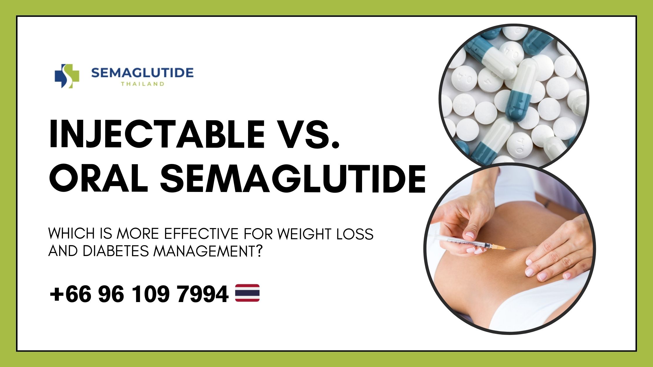 Oral vs. Injectable Semaglutide: Which is More Effective for Weight Loss and Diabetes Management?